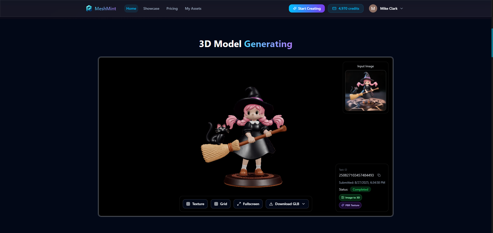 3D Model Generation Process